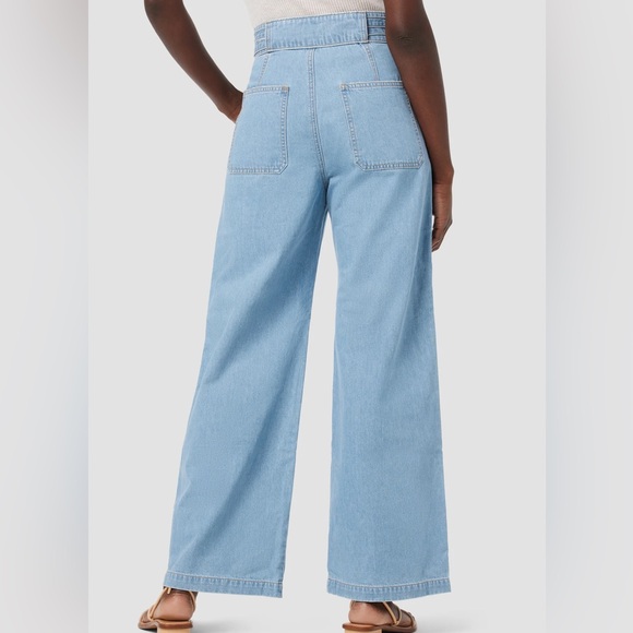 Hudson Tie Waist Wide Leg Barefoot Trouser - Picture 3 of 6